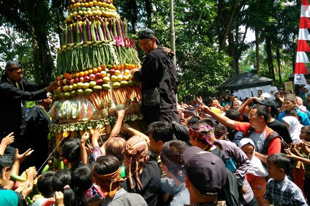 Tradisi Ngikis di Ciamis. Foto/KORAN SINDO/Dadang Hermansyah