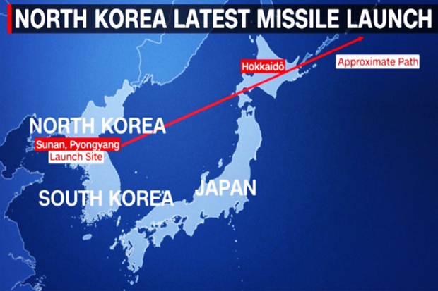 North Korea Fires Missile Over Japan