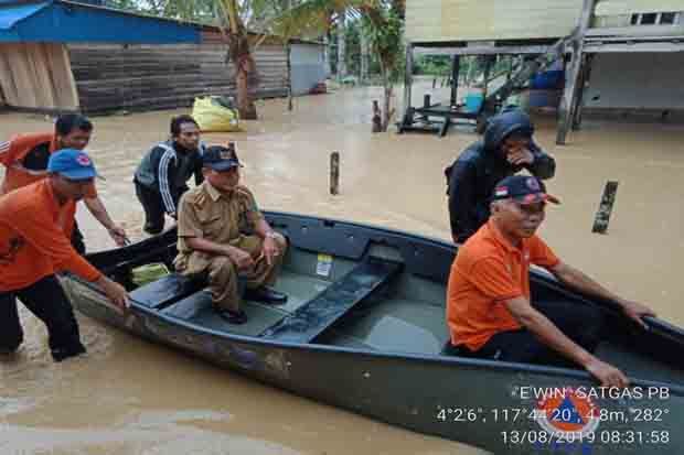 Banjir Rendam Dusun Mamolo di Kabupaten Nunukan Kaltara
