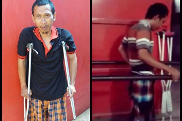Dibantu Alfamart Kaki Palsu, Nursoleh Bertekad Lanjutkan Mimpi