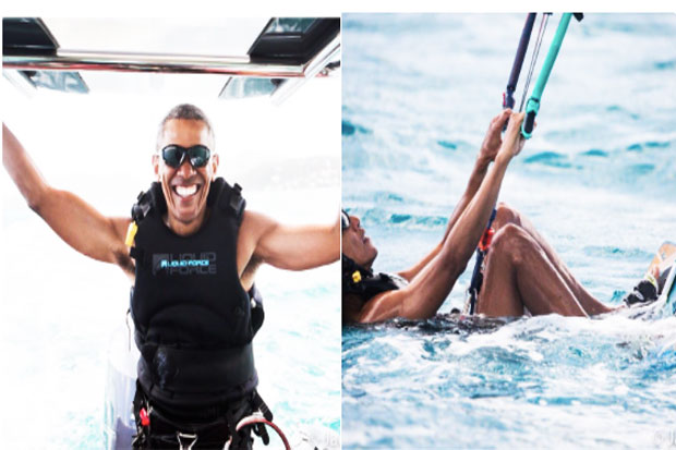 See Joyful Obama On Post Presidency Vacation