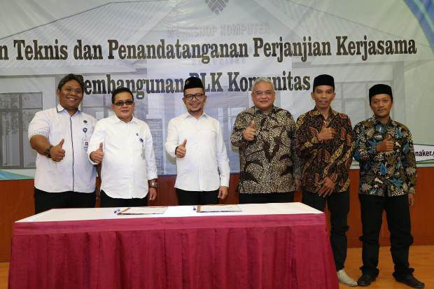Kementerian Ketenagakerjaan Bantu Pembangunan 75 BLK Komunitas