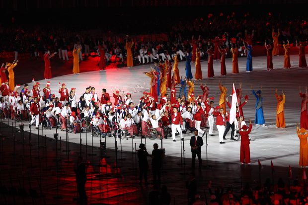 Doa untuk Palu Awali Upacara Pembukaan Asian Para Games 2018