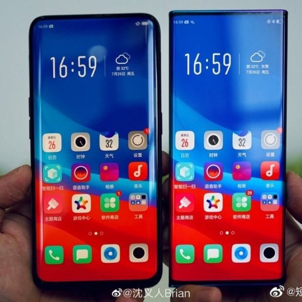 Oppo Tampilkan Desain Layar Water-Fall dengan Tepi Ponsel Sangat Melengkung