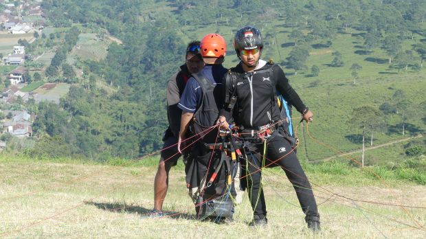 Kejurnas Paralayang Jadi Uji Nyali Atlet Junior di Bukit Segoro Gunung
