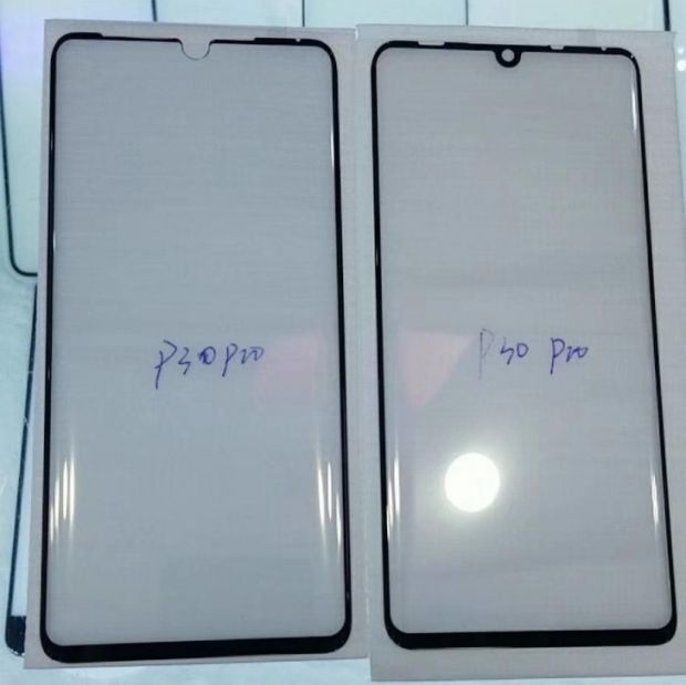 Pelindung Layar Bocor Tunjukkan Takik Teardrop Pada Huawei P30 Pro