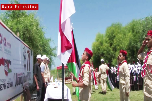 Amazing!! Palestine Children Say Happy Independence Day Indonesia