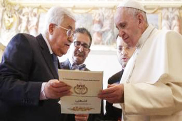 Opening Embassy in Vatican, Palestinian Raise The Profile of State