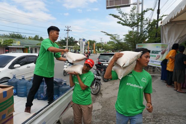 Pabrikan Raksasa Elektronik Jepang Ini Tetap Peduli Korban Gempa Palu