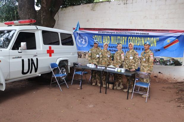 UN Peacekeeper Day, Pasukan RI Joget Poco Poco Bareng Warga Kongo