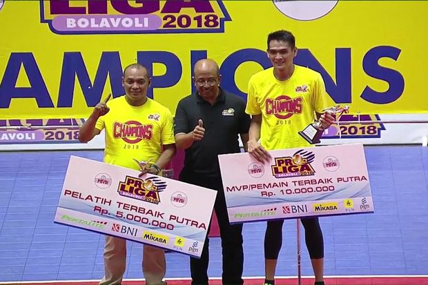 Tim Putra Surabaya Bhayangkara Samator Juara Proliga 2018