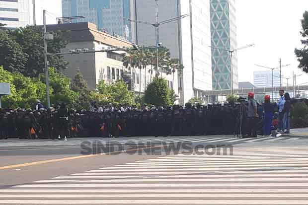 Jalan MH Thamrin Sudah Dibuka Sebagian