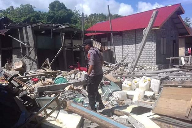 Pengungsi Korban Gempa Halmahera Selatan Kesulitan Air Bersih