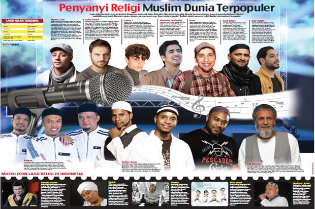 10 Penyanyi Religi Muslim Dunia Terpopuler