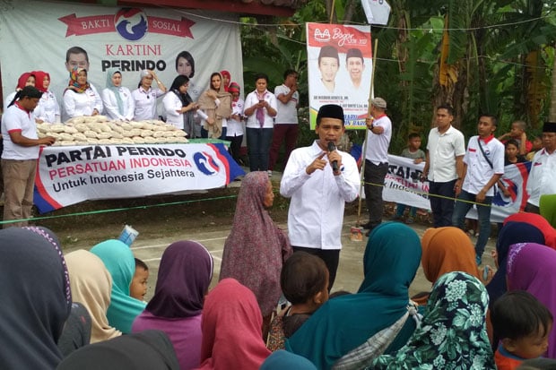 Kartini Perindo Kembali Bagikan 300 Paket Beras di Bogor