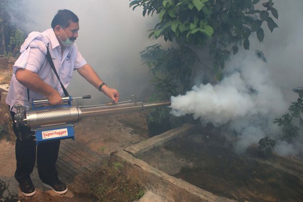 Rescue Perindo Fogging 18 RT di Kelurahan Paseban Jakarta Pusat