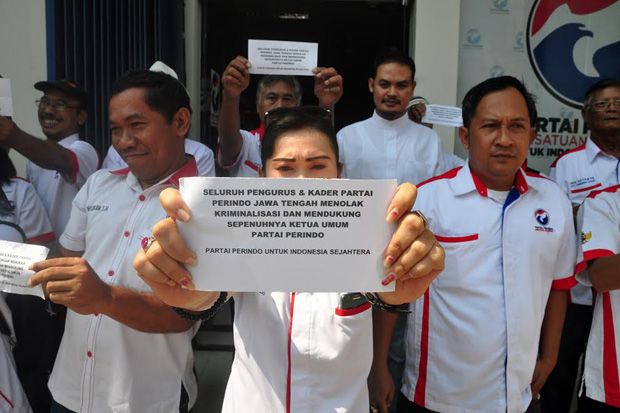 Kader dan Pengurus Perindo Jateng Siap Pasang Badan Bela HT