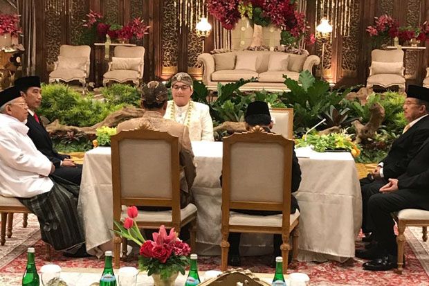 HT Hadiri Acara Akad Nikah Putri Budi Gunawan