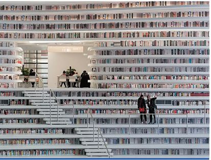 China Bangun Perpustakaan Futuristik Berkoleksi 1,2 Juta Buku
