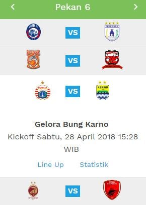 Jadwal Pertandingan Persija Jakarta vs Persib Bandung Digeser?