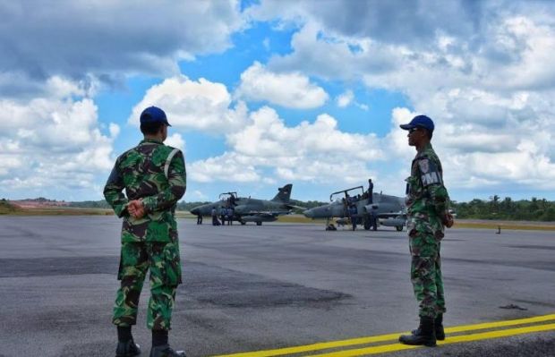 2 Pesawat Tempur Skadron Udara 12 Siaga di Lanud RHF