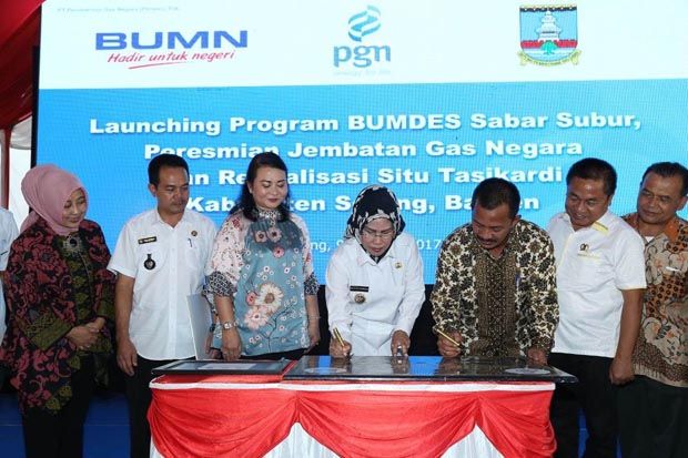 Bangun Infrastruktur dan Berdayakan Desa, PGN Kucurkan Rp3,4 Miliar