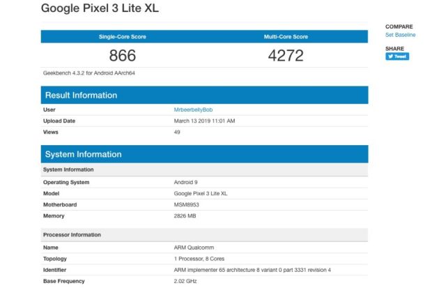 Benchmark Baru Indikasikan Google Pixel 3 Lite XL Jauh dari Harapan