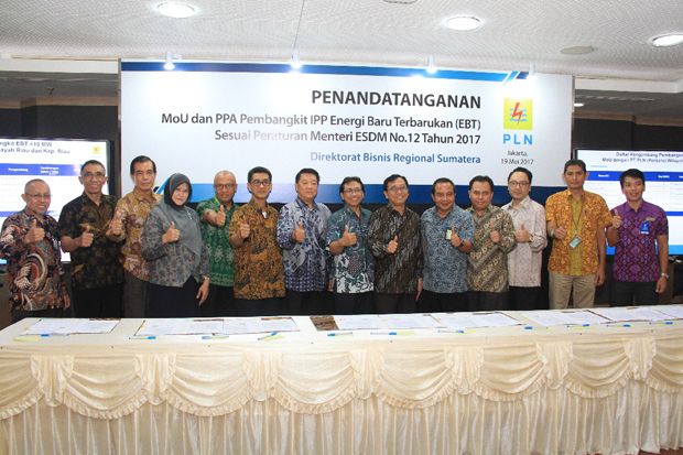 PLN Tambah 283 MW Pembangkit Energi Baru Terbarukan