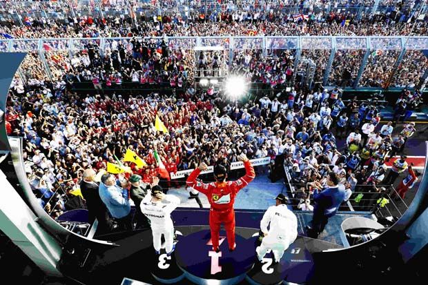 Podium juara usai lomba F1 GP Australia 2017. (Foto-torque.sg)