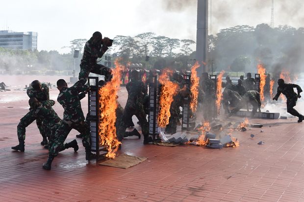 Datang ke Cilangkap, Menhan AS Puji Ketangkasan Prajurit TNI