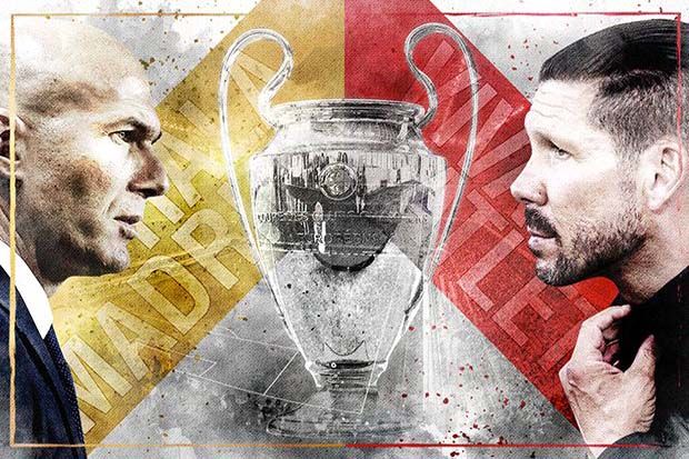 Prediksi skor Real Madrid vs Atletico Madrid Liga Champions 3-5-2017. (Foto-goal.com)