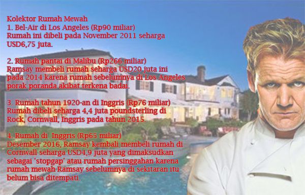 Dari Dapur, Gordon Ramsay Rengguk Harta Melimpah
