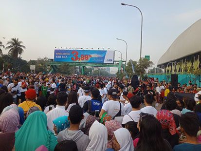 Kemeriahan Rangkaian HUT ke-29 RCTI di CFD Bekasi