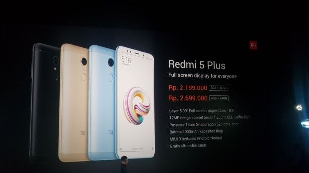 Hadir di Indonesia, Inilah Harga Xiaomi Redmi 5 dan 5 Plus
