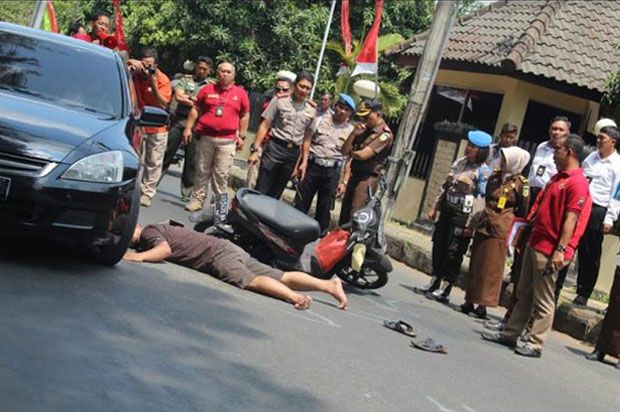 Ini Penyebab Bos Cat Emosi Tabrak Pemotor Hingga Tewas