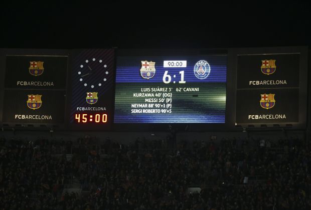 Petisi Minta Laga Barcelona vs PSG Diulang Tembus 200.000 Tanda Tangan