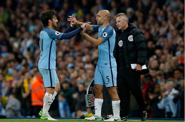 Laga Terakhir Zabaleta di Etihad Stadium Tandai Kemenangan City