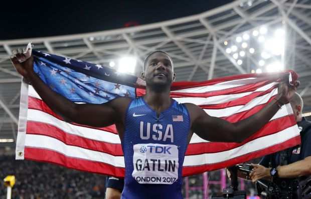 Rusak Pesta Perpisahan Usain Bolt, Justin Gatlin: Malam Ini Masih Miliknya