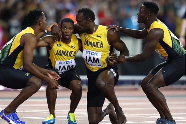 Ketika Usain Bolt Ambruk di Kejuaraan Dunia Atletik