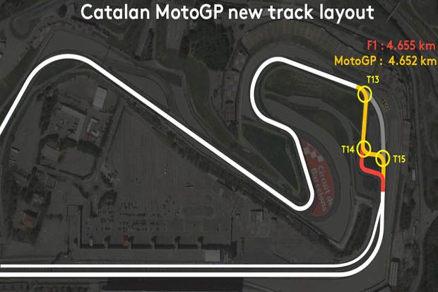 Revisi chichane jelang tikungan terakhir sirkuit Catalunya. (Foto-Motorsport)