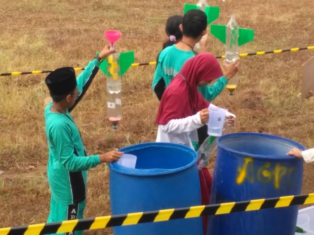 Kenalkan Sains, Puspa Iptek Bandung Gelar Kompetisi Roket Air