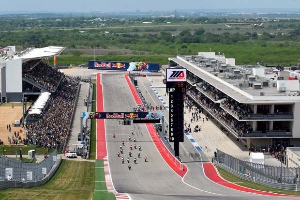 Salah satu momen lomba MotoGP Austin 2017. (Foto-Michelin) 2