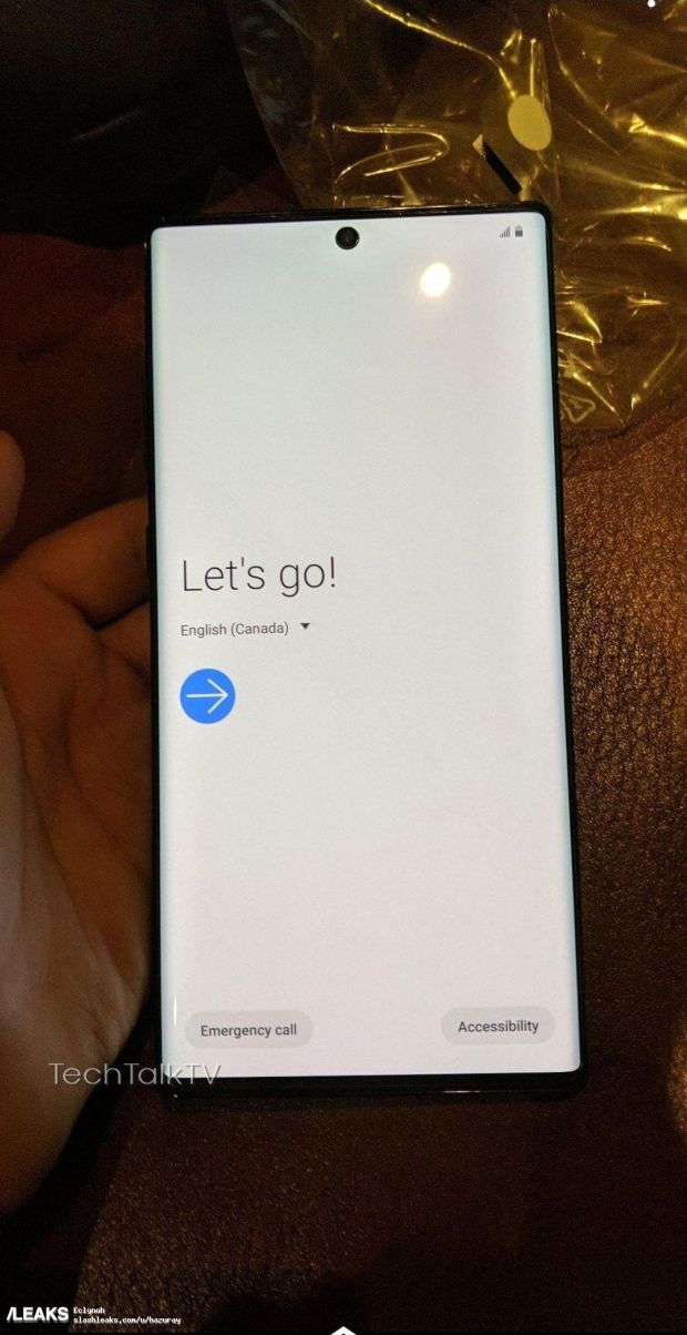 Foto 'Nyata' Samsung Galaxy Note10 Plus Muncul Pertama Kali di Internet
