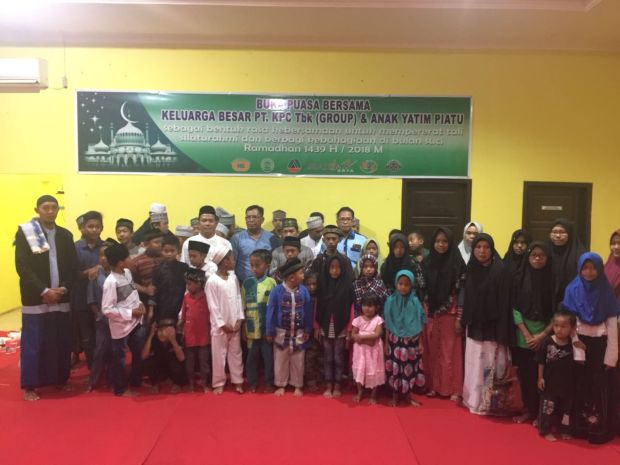 PT KPC Santuni Anak Yatim Piatu di Bulan Ramadhan