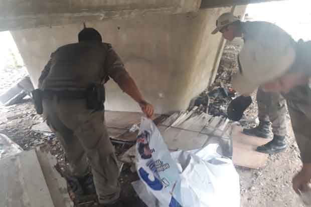 Sisir Kawasan Kumuh, Satpol PP Temukan Tujuh Paket Sabu