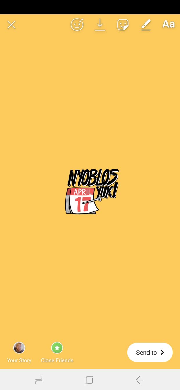 Jelang Pencoblosan, Instagram Hadirkan Stiker Anti-Golput