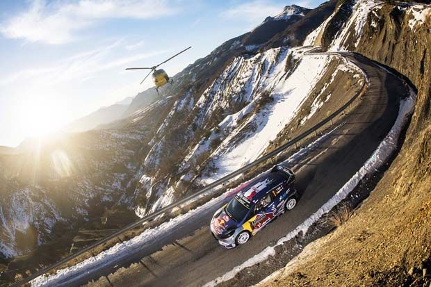 Sebastien Ogier-Julien Ingrassia (M-Sport) memacu Ford Fiesta di hari terakhir seri I WRC 2017 Reli Monte Carlo. (Foto-Motorsport)