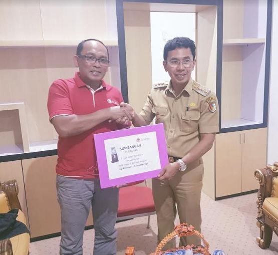 Sekolah Terdampak Gempa di Sigi dapat Bantuan KIPIN ATM