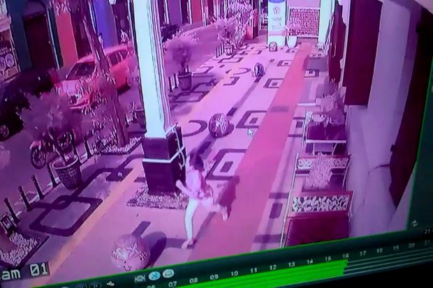 Viral! Aksi Kejahatan di Kota Lama Semarang Terekam CCTV