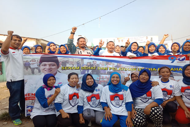 Warga Bekasi Tumpah Ruah Ikut Senam Sehat Bersama Perindo